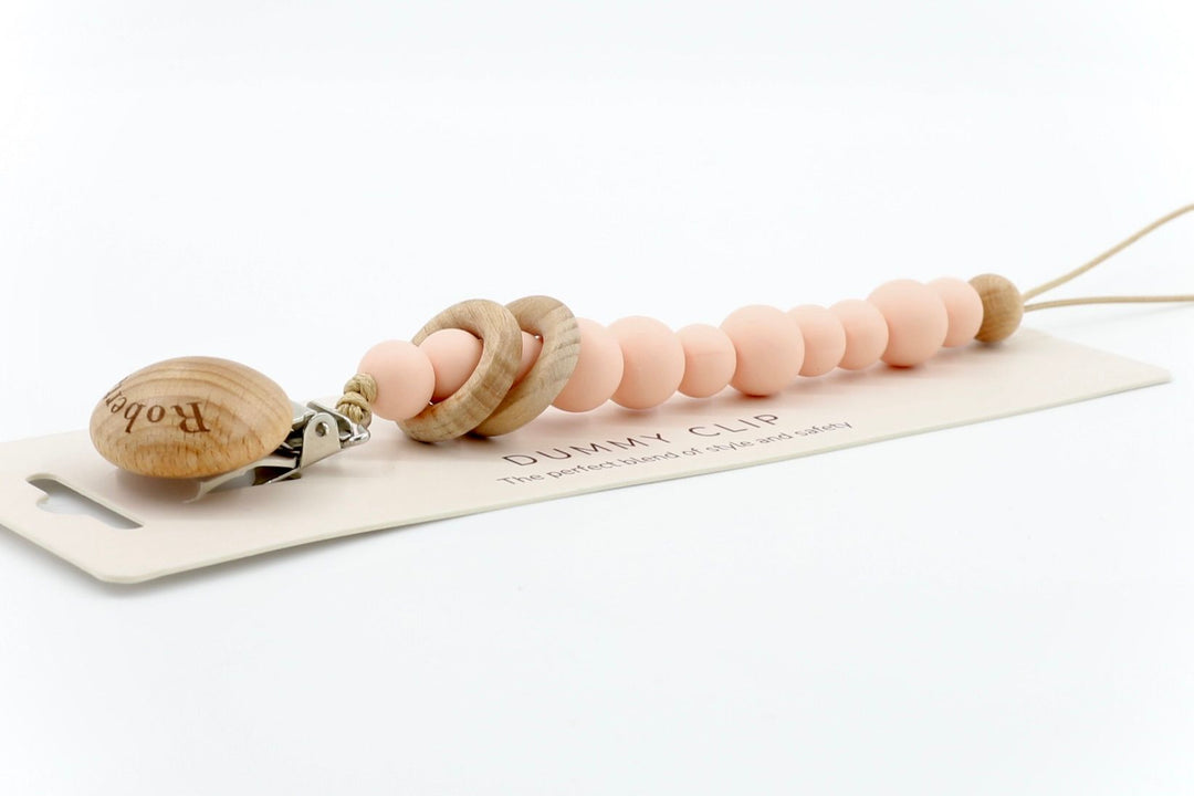 Rustic Hoops Pacifier Clip - Personalised | Pacifier Clips by  – ["Pacifier Clip","Personalised"] from BabyStuff.com.mt