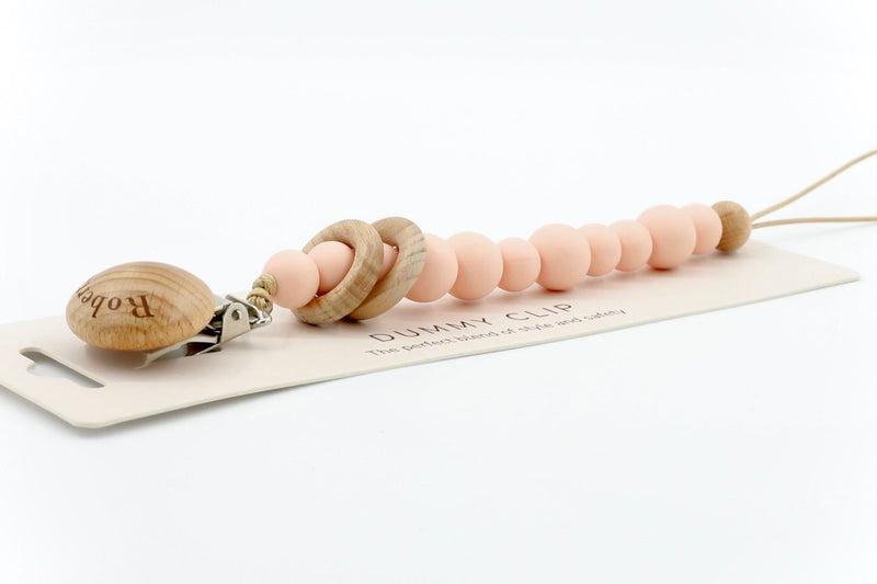 Rustic Hoops Pacifier Clip - Personalised | Pacifier Clips by  – ["Pacifier Clip","Personalised"] from BabyStuff.com.mt