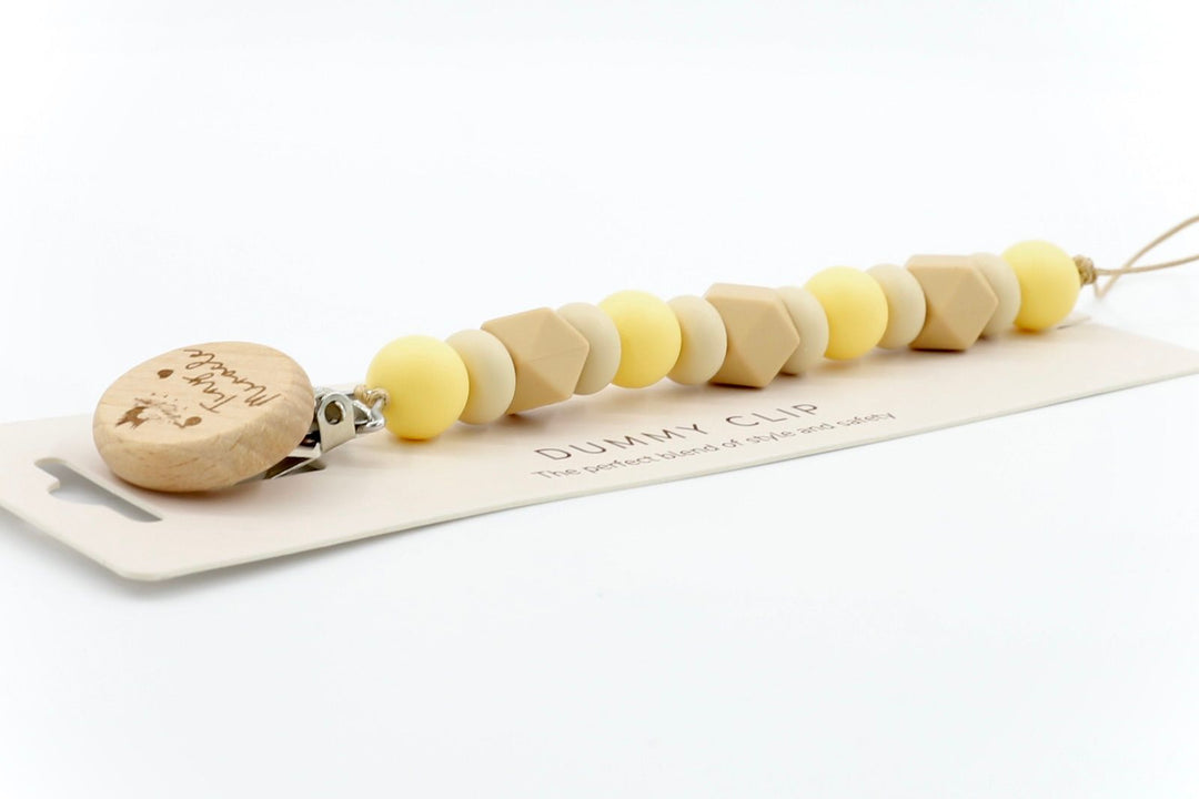 Sandy Stork Dummy Chain | Pacifier Clips by  – ["Not Personalised","Pacifier Clip"] from BabyStuff.com.mt
