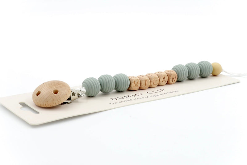 Woodland Nibbles Personalised Pacifier Clip | Pacifier Clips by  – ["Personalised"] from BabyStuff.com.mt