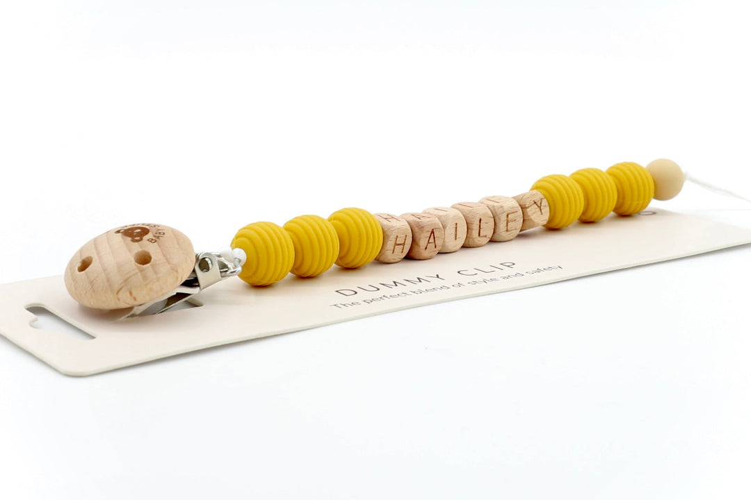 Woodland Nibbles Personalised Pacifier Clip | Pacifier Clips by  – ["Personalised"] from BabyStuff.com.mt