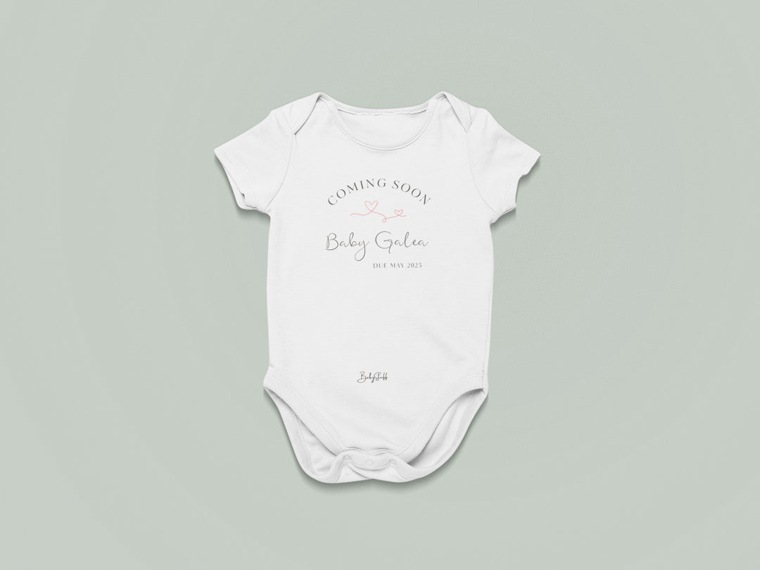 "coming soon baby outfit"