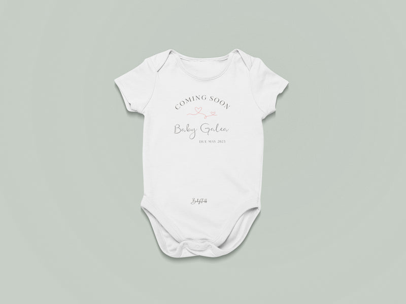 "coming soon baby outfit"