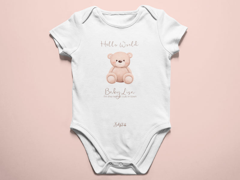 "Baby outfit with half sleeves"
