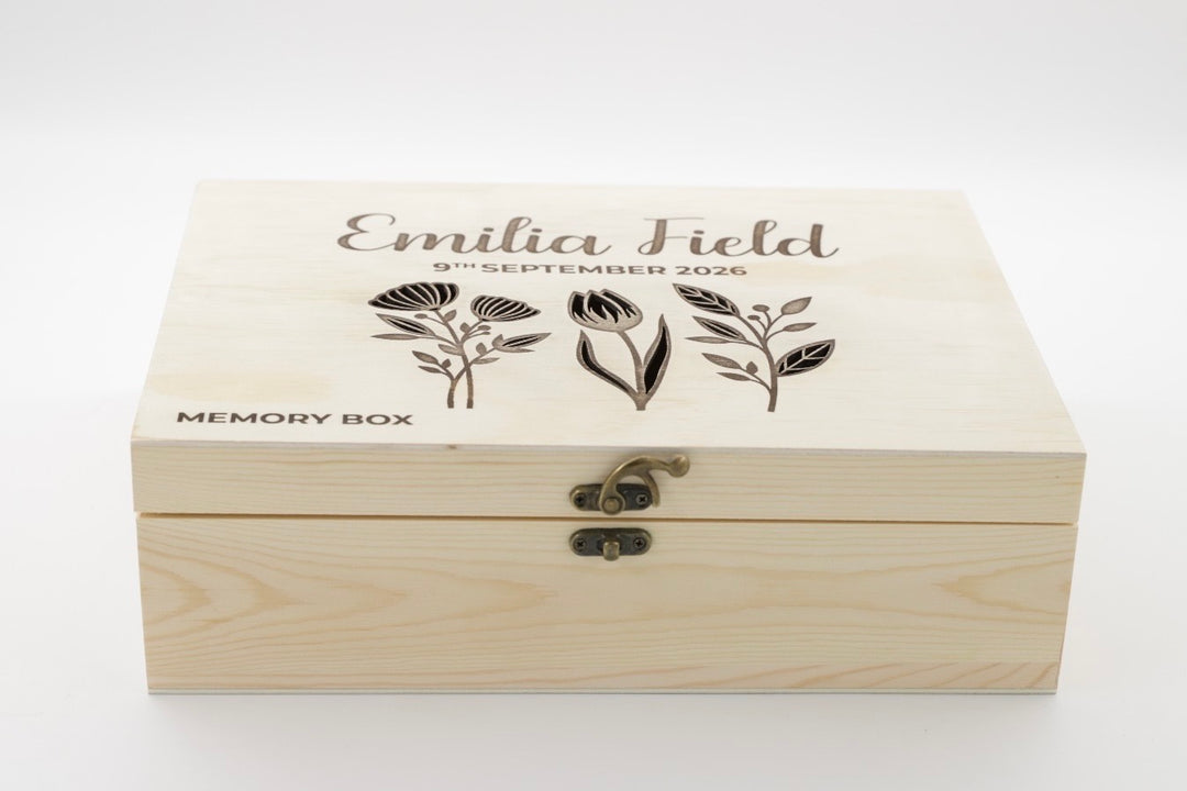 Botanical Whispers Memory Box