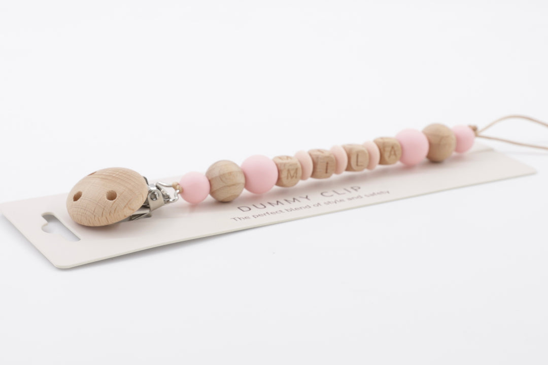 Beach Pebble Pacifier Clip