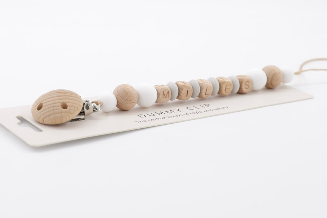 Beach Pebble Pacifier Clip