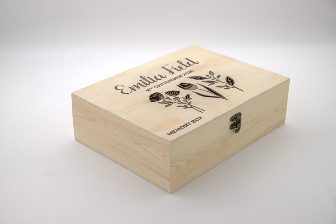 Botanical Whispers Memory Box