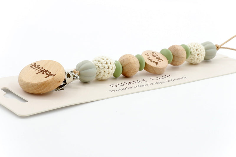 baby dummy clip with name