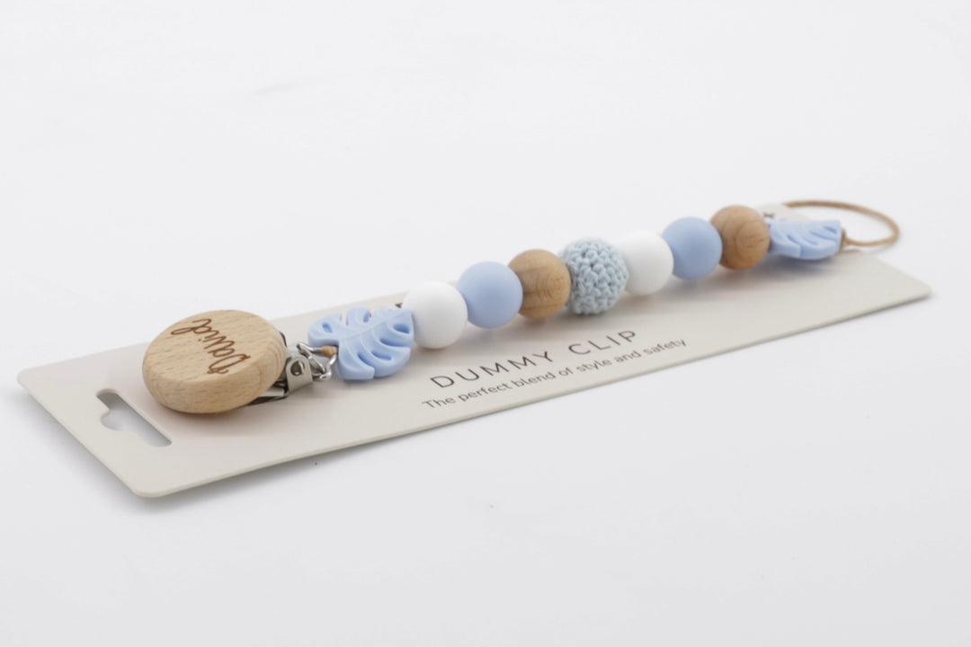 Pastel Botanic Personalised Pacifier Clip
