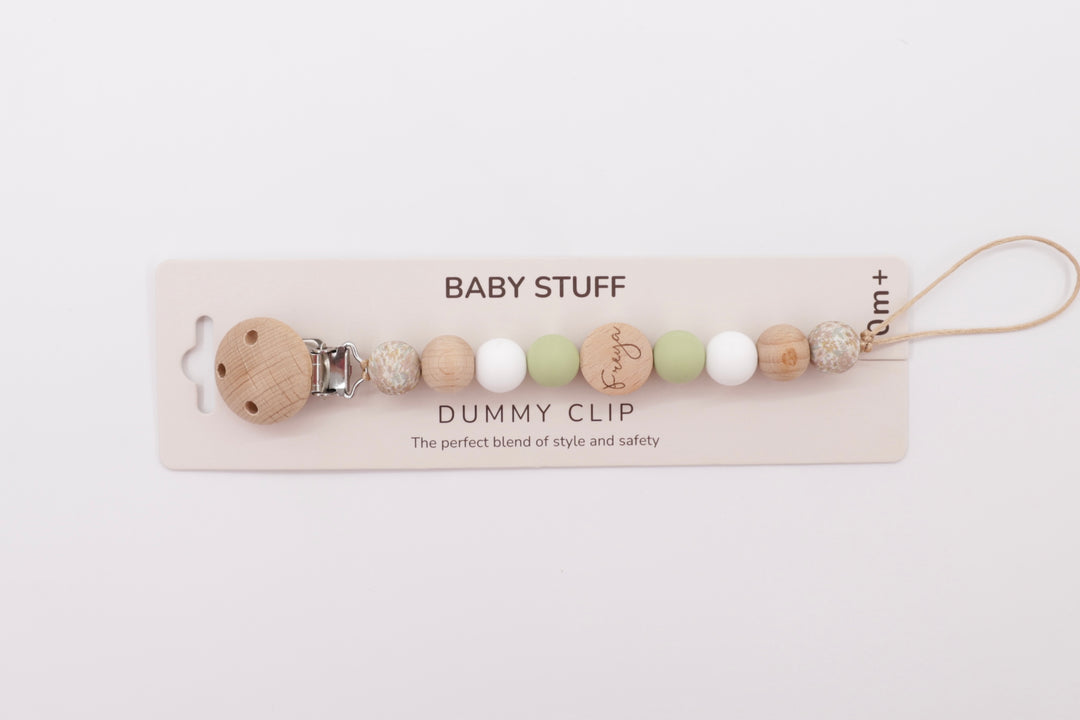 Shades of Bloom Personalised Pacifier Clip