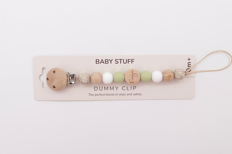 Shades of Bloom Personalised Pacifier Clip