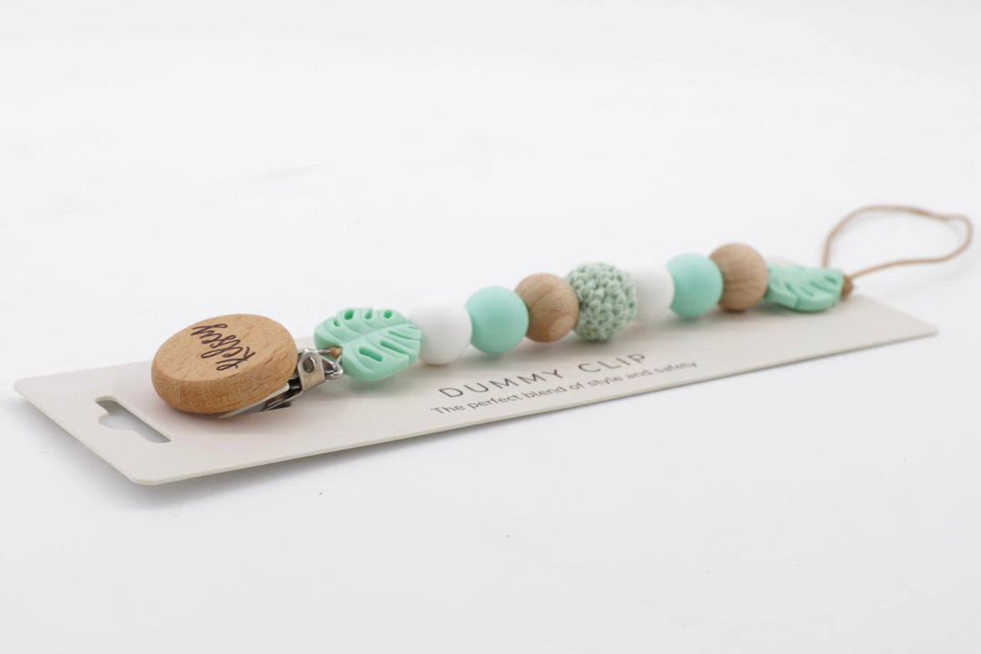 Pastel Botanic Personalised Pacifier Clip