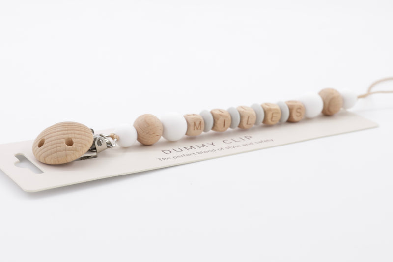 Beach Pebble Pacifier Clip