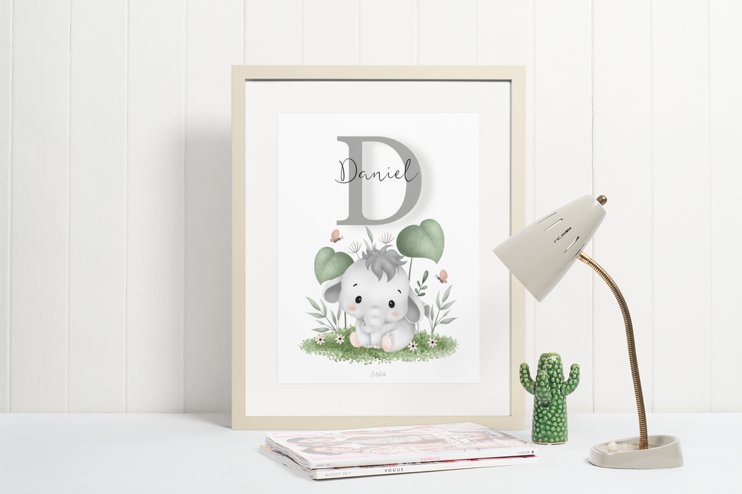 Tiny Trunk in Grass A3 Print
