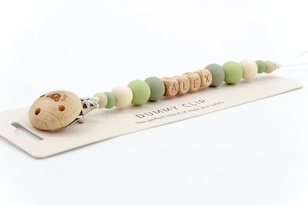 Pastel Glow Pacifier Clip