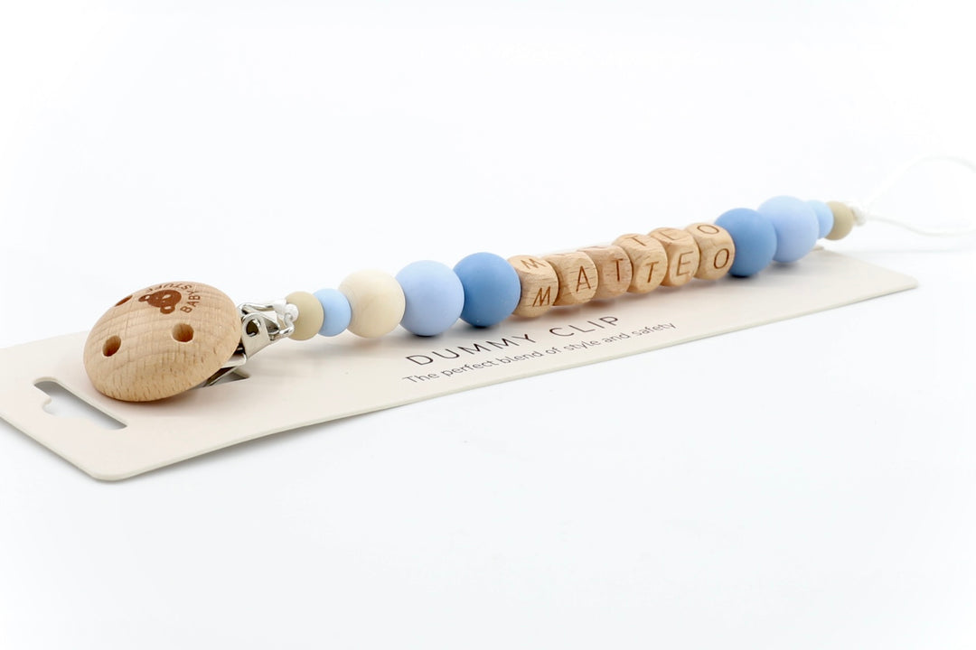 Pastel Glow Pacifier Clip