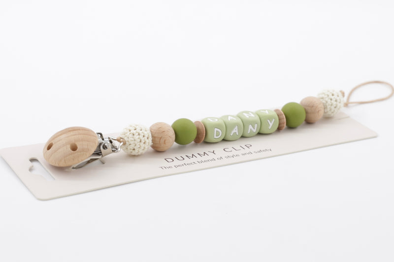 Mustard or Mint? Pacifier Clip