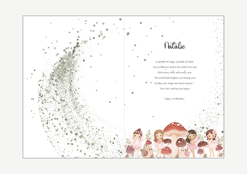 cute baby card natalie