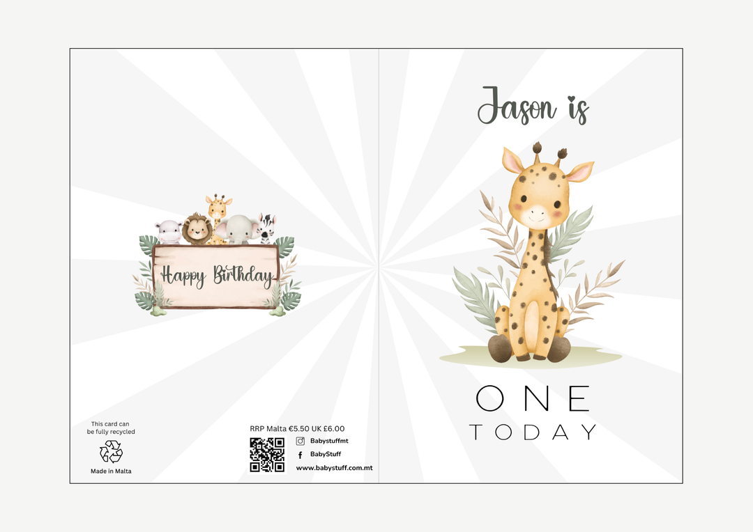 first happy birthday print