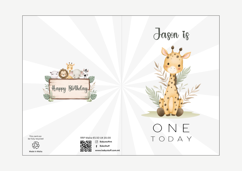 first happy birthday print
