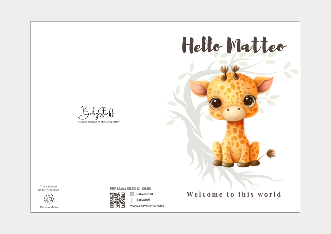 Hello Matteo Welcome to this world