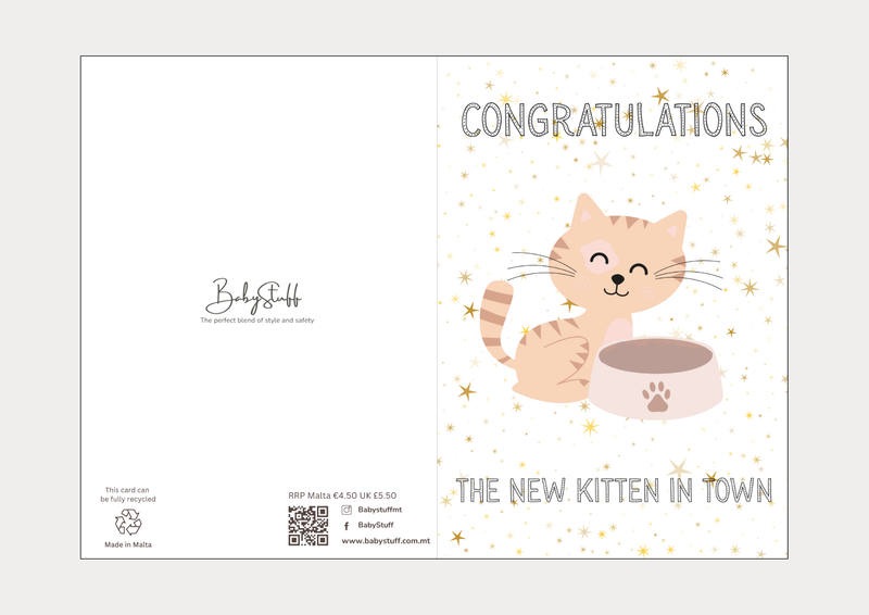 Congratulations The New Kitten In Town
