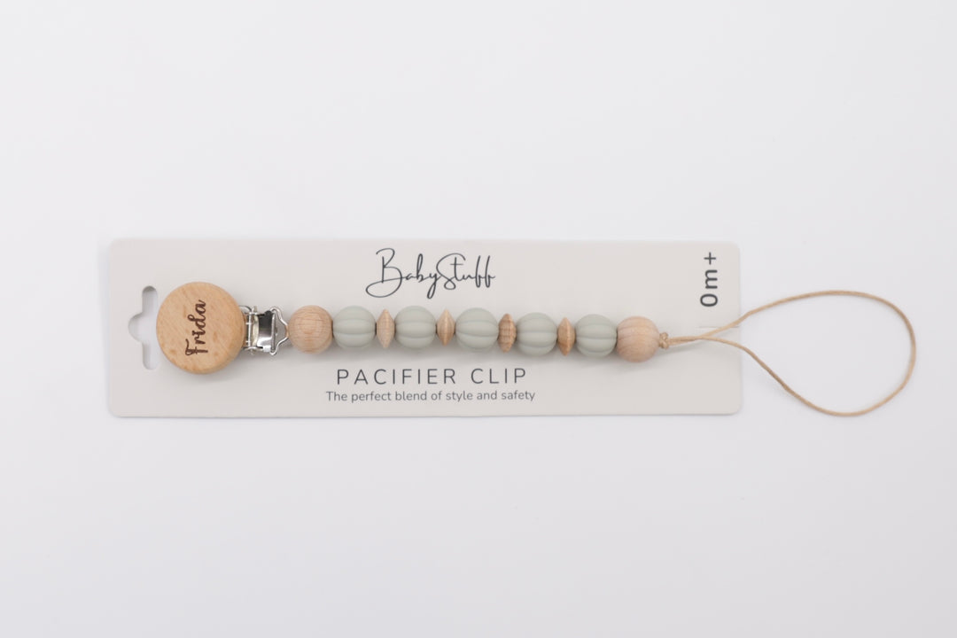Cloud & Pine Pacifier Clip
