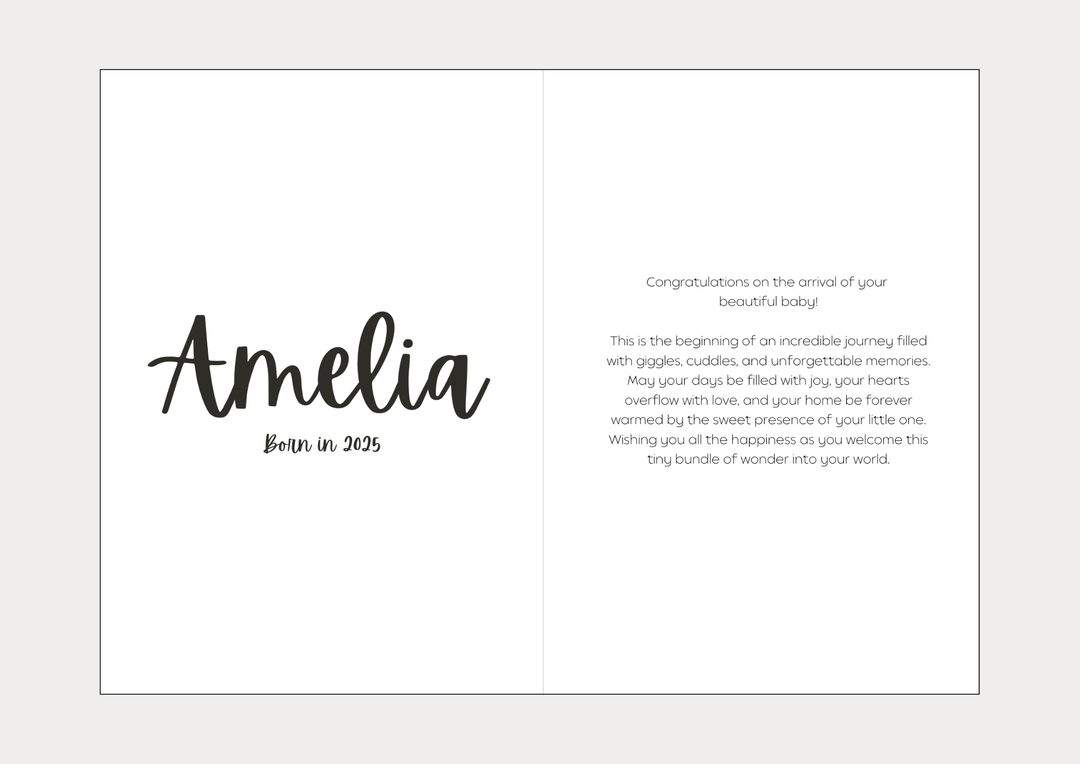 Tiny Tile Personalised Congratulations Card | Celebratory Cards by  – ["Celebratory Card","New Arrival","Personalised"] from BabyStuff.com.mt