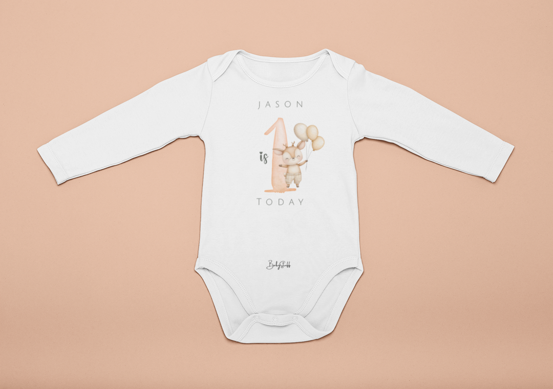 One with the Deer Baby Grow