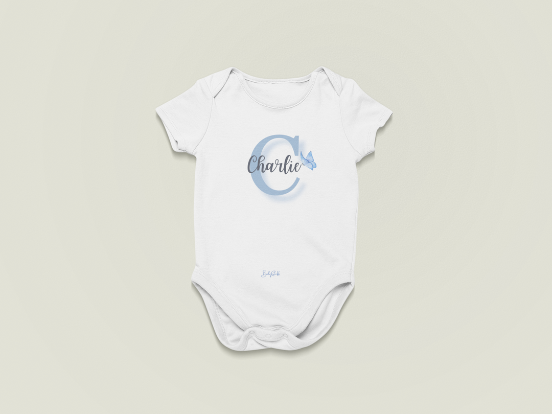 Infant Signature Joshico Butterfly Baby Grow | Short Sleeve Baby Grows by  – ["Baby Grow","Name Me","Personalised"] from BabyStuff.com.mt
