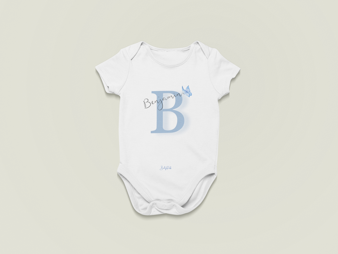 Infant Signature Featherly Butterfly Baby Grow | Short Sleeve Baby Grows by  – ["Baby Grow","Name Me","Personalised"] from BabyStuff.com.mt