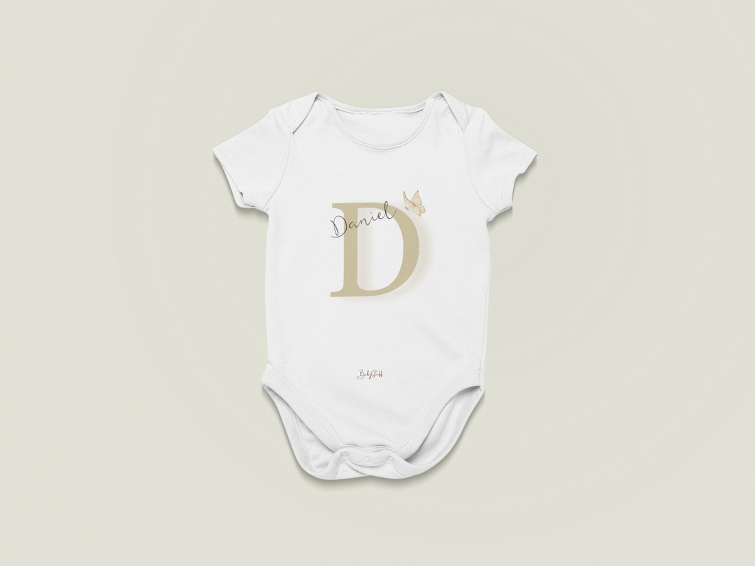 Infant Signature Featherly Butterfly Baby Grow | Short Sleeve Baby Grows by  – ["Baby Grow","Name Me","Personalised"] from BabyStuff.com.mt
