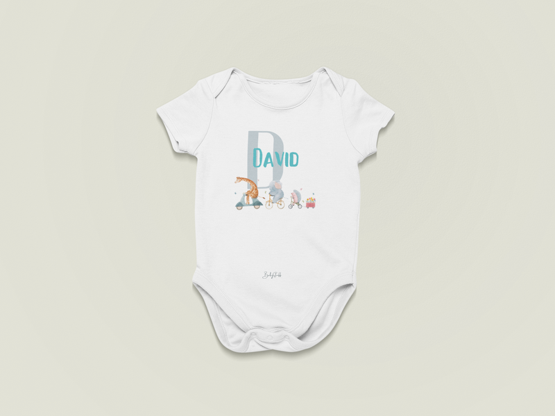 Joyride Safari – Personalised Baby Grow